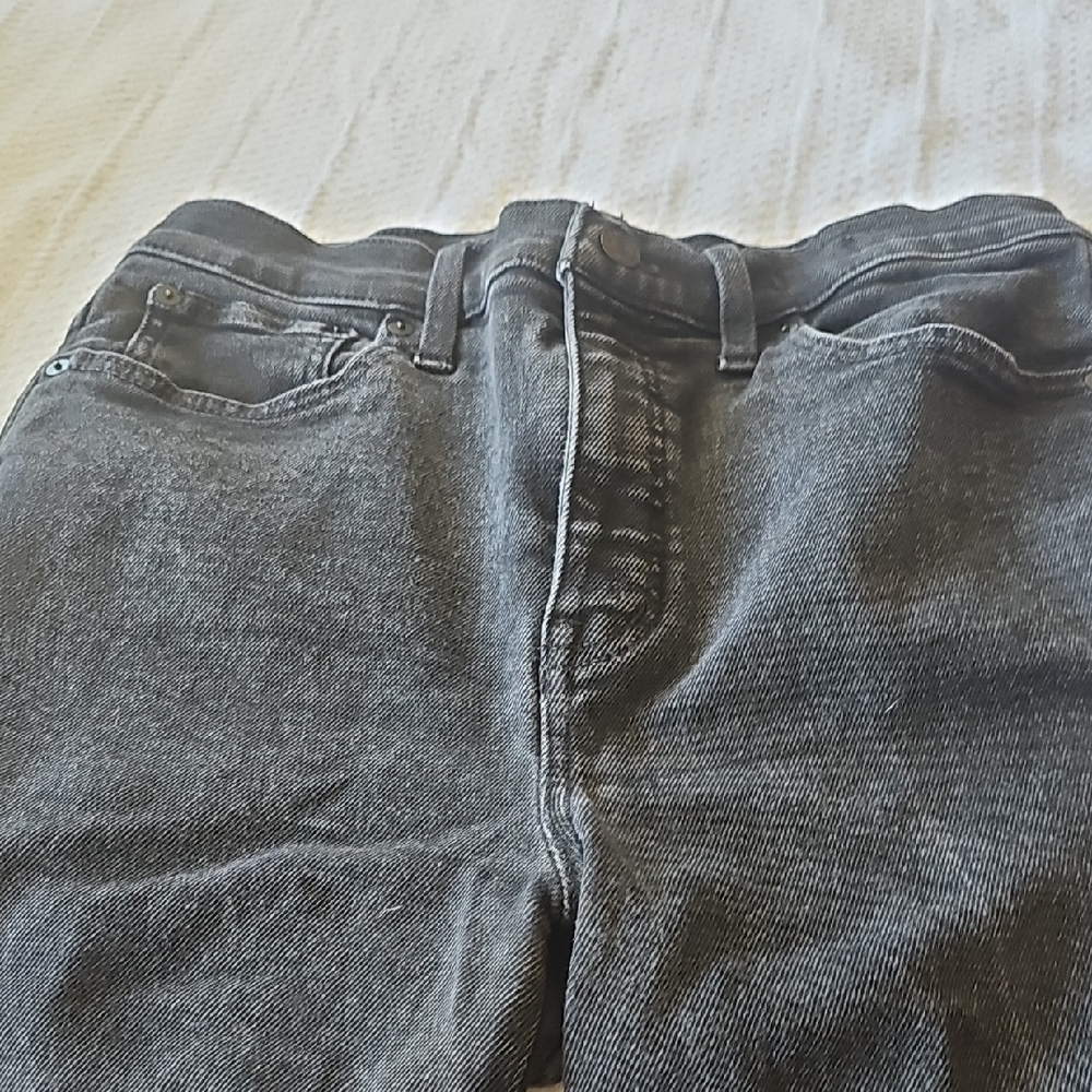 Madewell Gray Skinny Jeans with Uniform Wash
